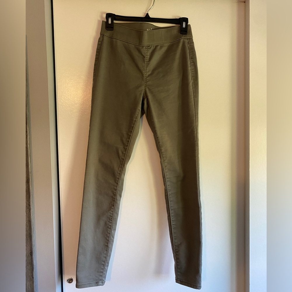 soho New York & Company Light army green high waisted jegging